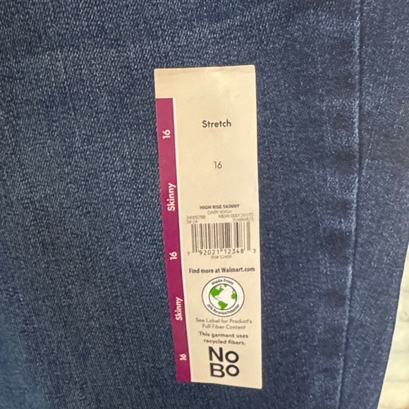 No Boundaries Dark Blue Denim Jeans - Picture 4 of 6